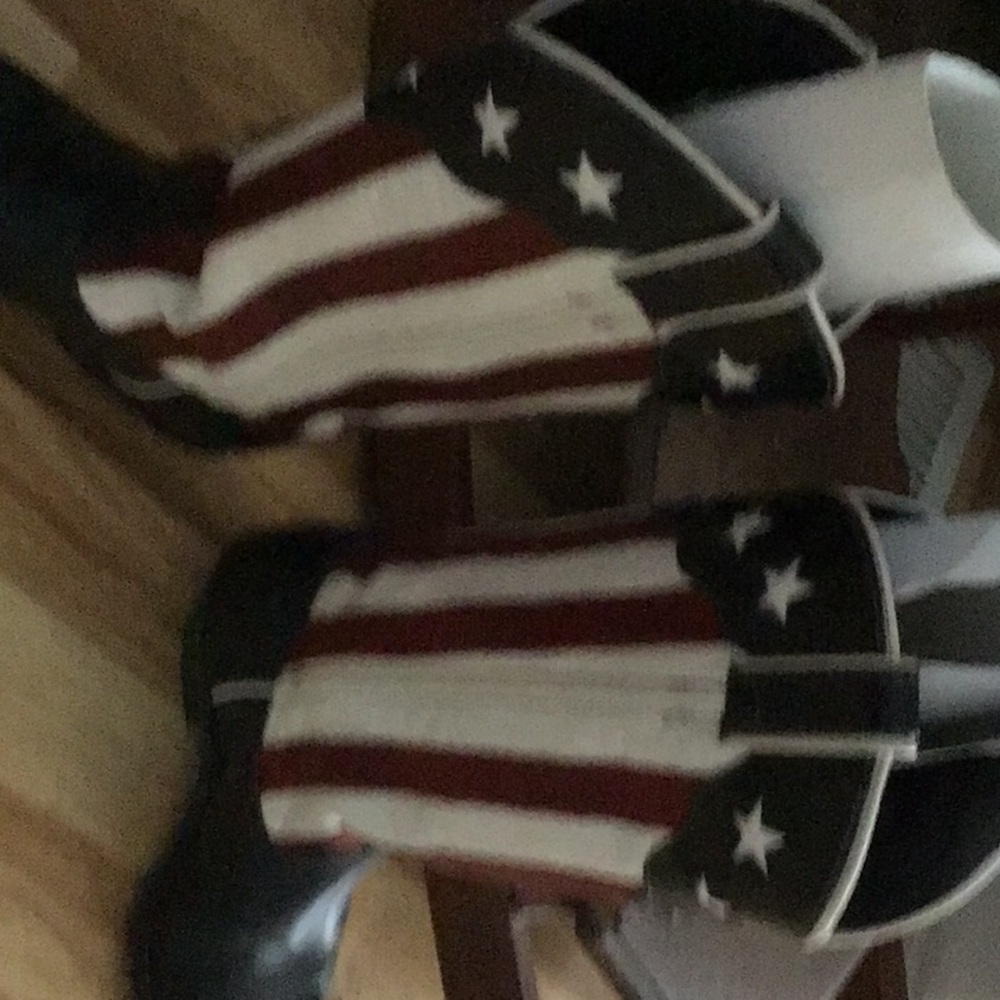 Code West Dan Post BOOTS RED WHITE BLUE